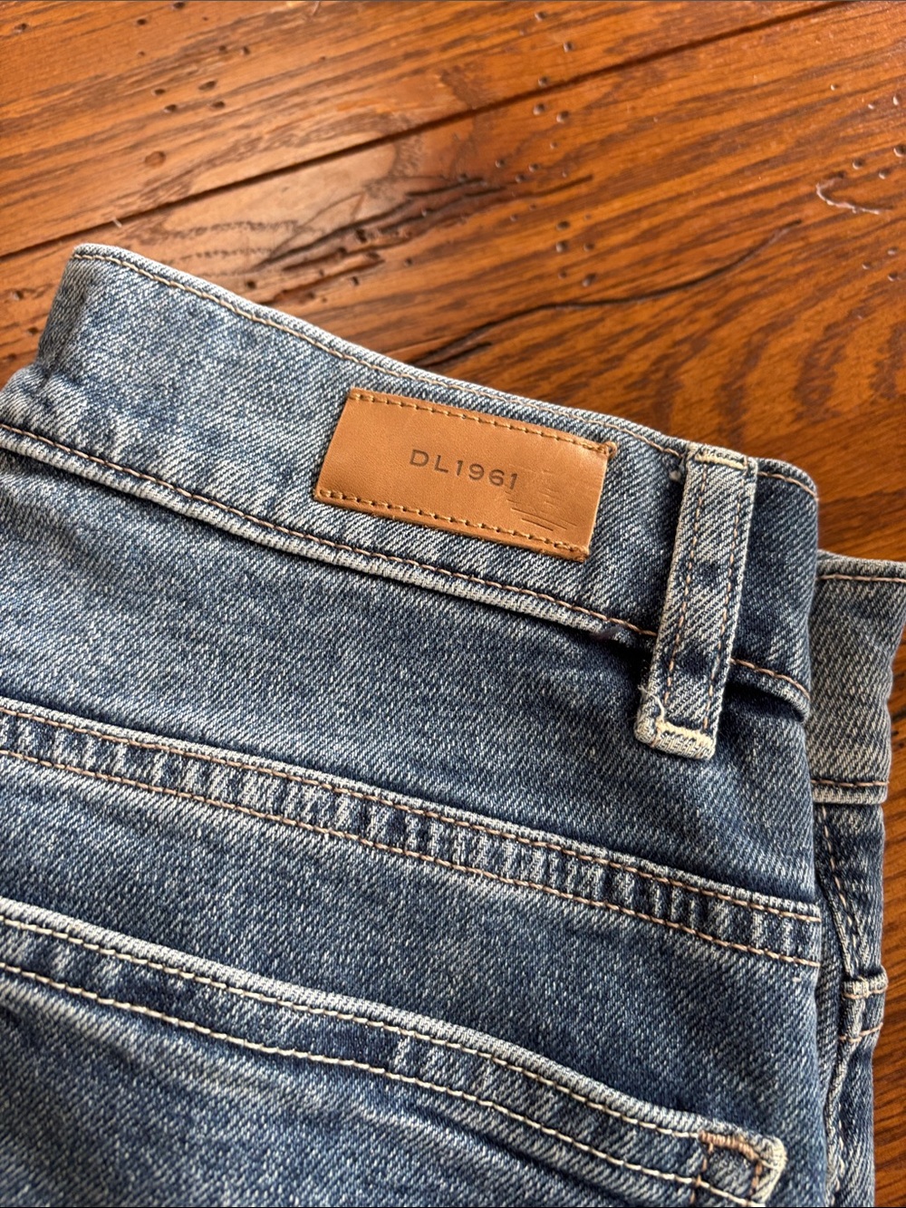 DL1961 Hepburn Wide Leg 27” Jeans Women’s High Rise Blue Denim Ankle Size 27 - Picture 10 of 11